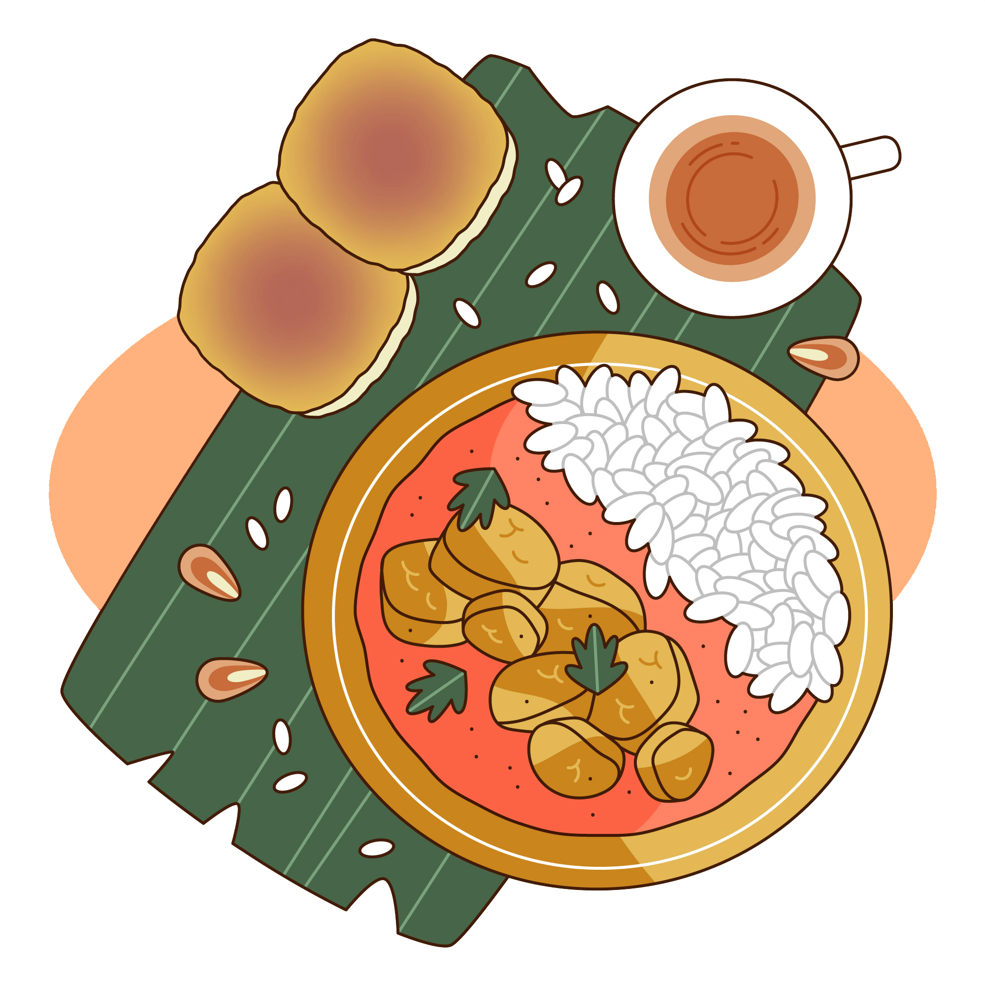 hero food illustration