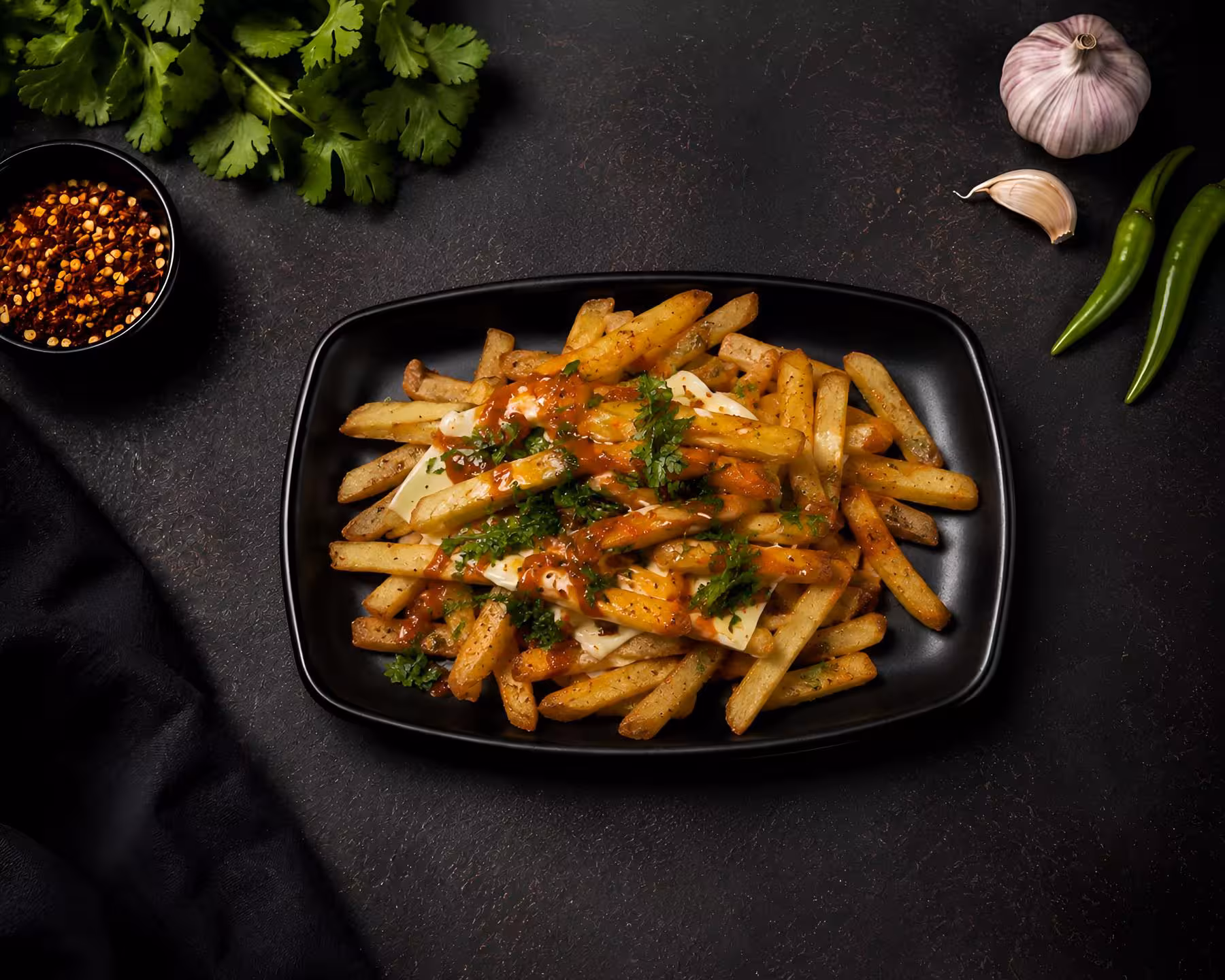Peri Peri Cheese French Fries